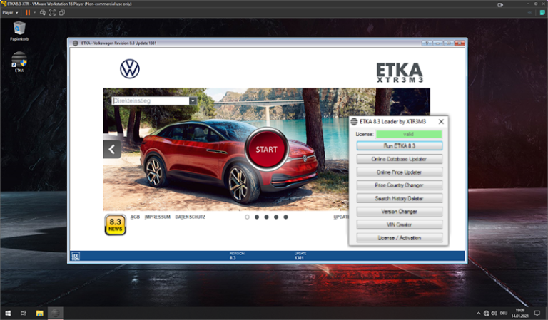 VW Volkswagen ETKA 8.3 EPC-2022.10 Download & Installation Service ...